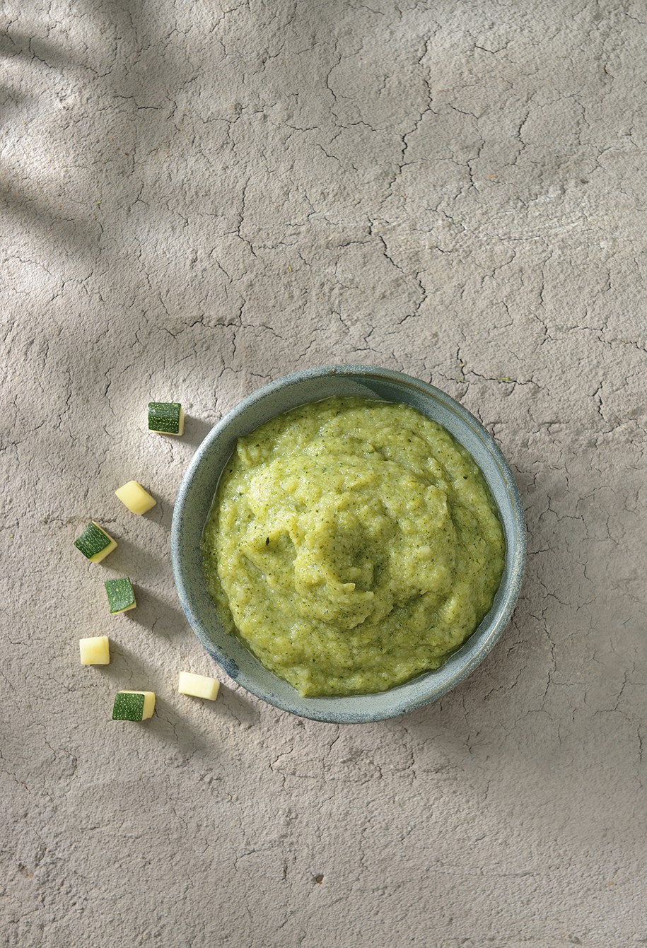 Baby Food 4 To 6 Months Broccoli Courgette Puree