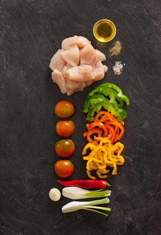 Bell pepper chicken stew